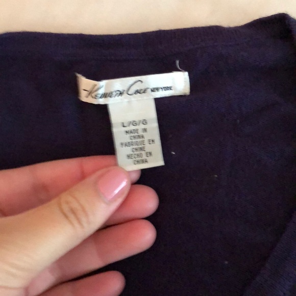 Kenneth Cole NY button up sweater - Picture 2 of 4